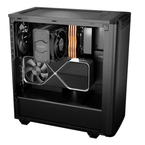 PC Case be quiet! Pure Base 501 Airflow, Midi-Tower, w/o PSU, Black