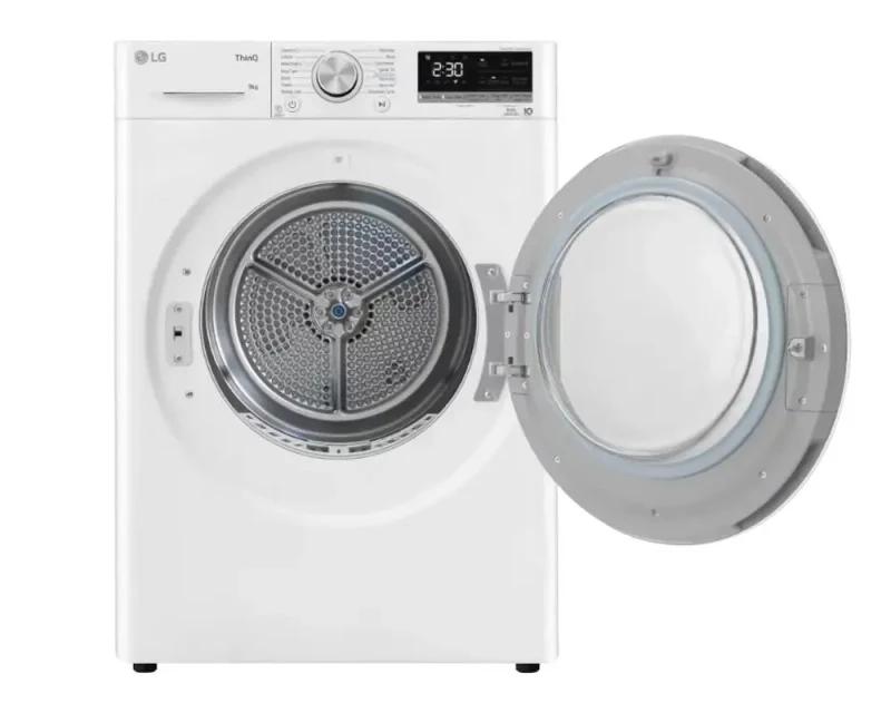 Clothes dryer LG RH90V9AV4N, 9kg, White 4
