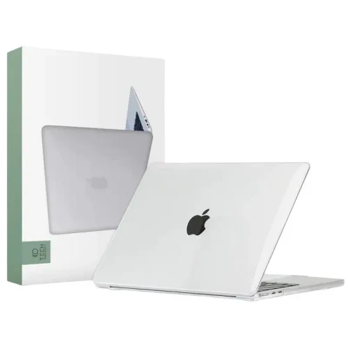 Laptop Case Tech Protect Smartshell Macbook Air 13 (2022), 13.6", Polycarbonate, Crystal Clear