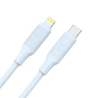 Charge and Sync Cable XO NB-Q265A, USB Type-C/Lightning, 1m, Blue 2