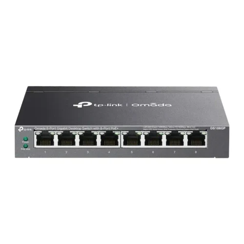Network switch TP-LINK DS108GP, 8x IEEE 802.3af/at PoE+ Ports