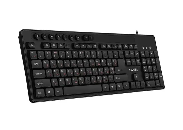 Keyboard SVEN KB-C3060, Wired, Black 2