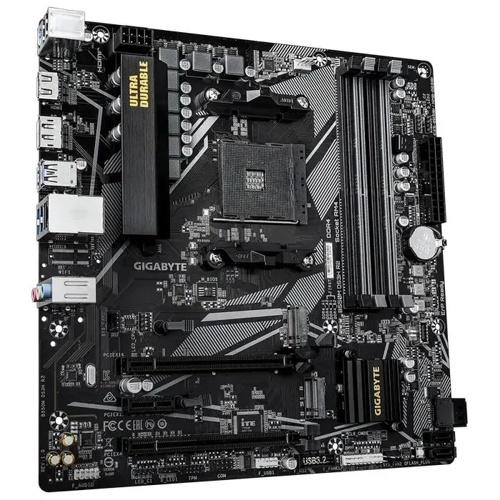 Mainboard Gigabyte B550M DS3H R2, AM4, AMD B550, Micro-ATX 4