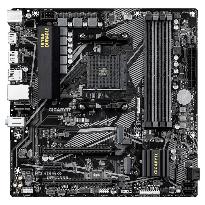 Mainboard Gigabyte B550M DS3H R2, AM4, AMD B550, Micro-ATX 3