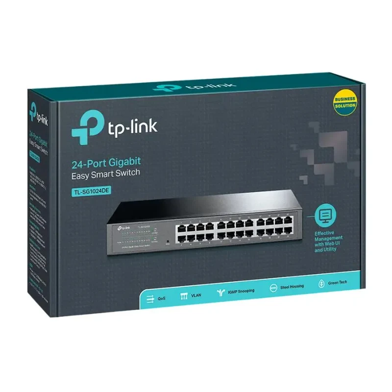 Network switch TP-LINK TL-SG1024DE, 24x 10/100/1000 Mbps 3