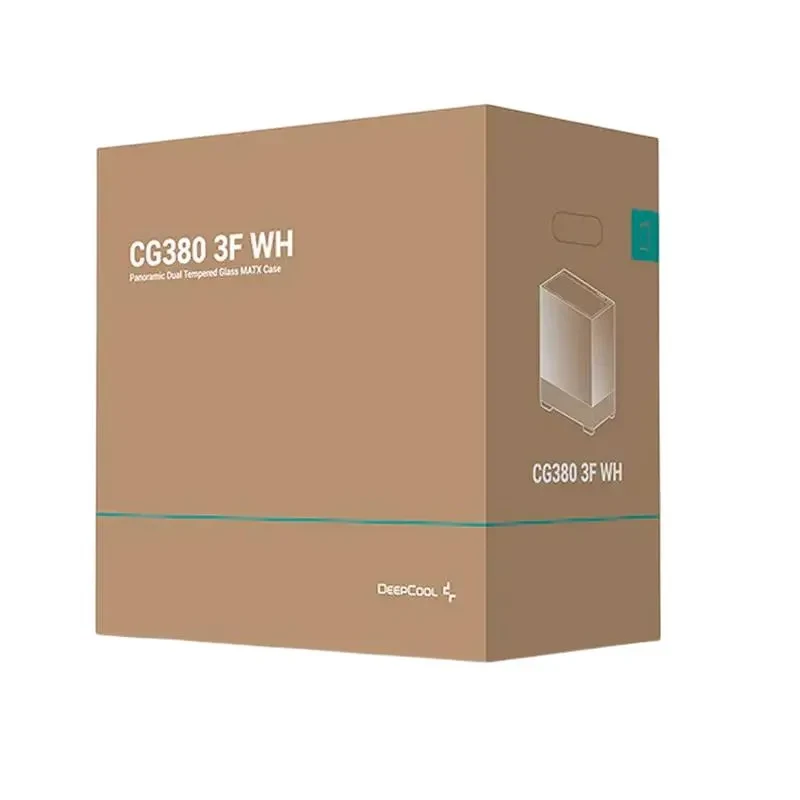 PC Case Deepcool CG380 3F WH, Mini-Tower, w/o PSU, White 3