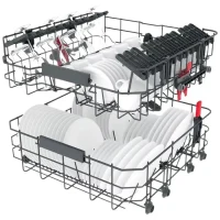Dishwasher Whirlpool WIC 3C33 PFE, Silver 5