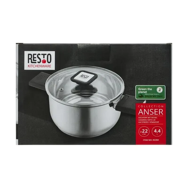Pot RESTO 92204, 4,4L, Stainless Steel 15