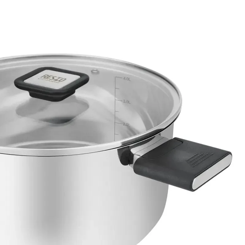 Pot RESTO 92204, 4,4L, Stainless Steel 2