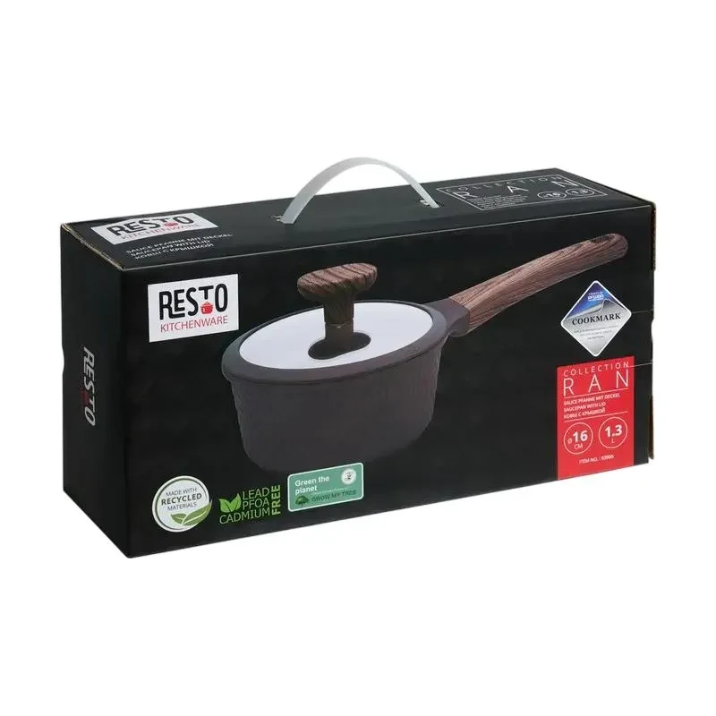 Ladle RESTO 93900, 1,3L, 16cm, Black 6