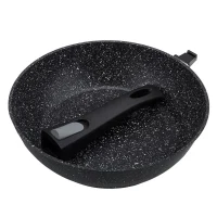 Deep frying pan RESTO 93041, 26cm, Black