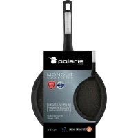 Pancake frypan Polaris Monolit-24PC, 24cm, Black 3