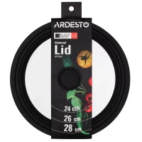 Lid Ardesto Black Mars Smart AR2428UL, 28cm, Black | Transparent 2