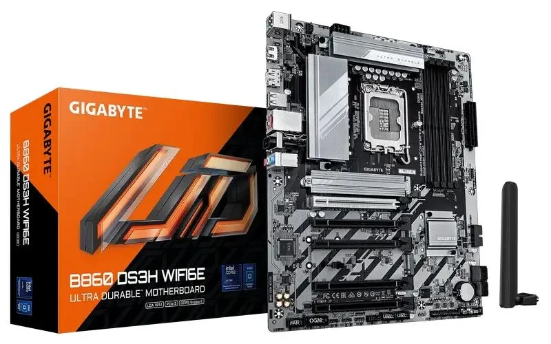 Mainboard Gigabyte B860 DS3H WIFI6E, LGA1851, Intel B860, ATX 3