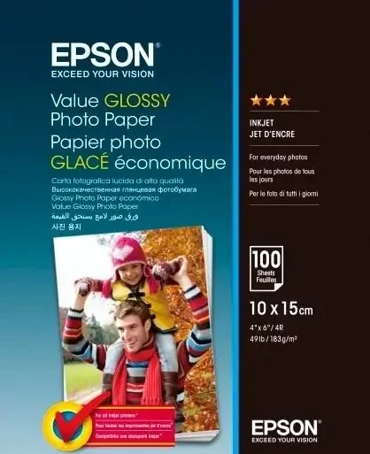 Photo Paper Epson Value Glossy, А6