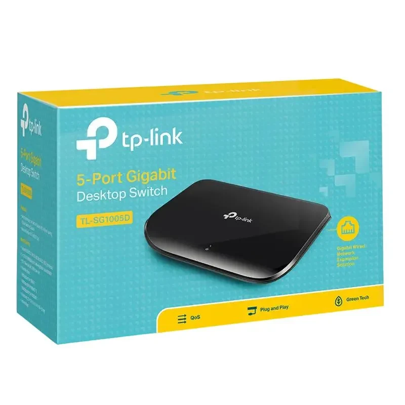 Network switch TP-LINK TL-SG1005D, 5x 10/100/1000 Mbps 4