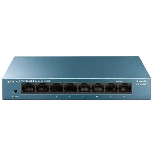 Network switch TP-LINK LS108G, 8x 10/100/1000 Mbps