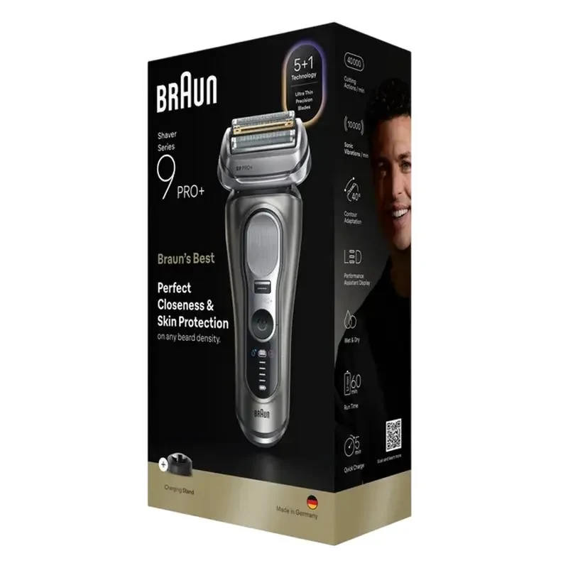 Men's Electric Shaver Braun Series 9 Pro+ 9615s, Silver 3