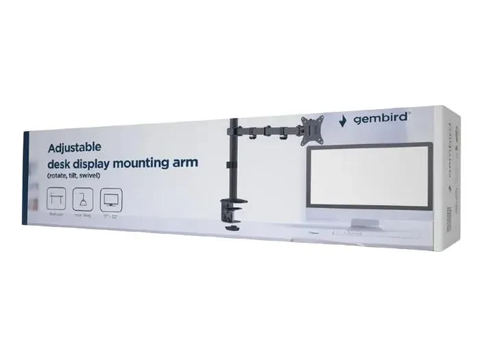 Desktop Monitor Stand Gembird MA-D1-01, Black 3