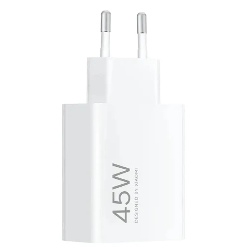 Wall Charger Xiaomi Turbo Charging, 45W, White