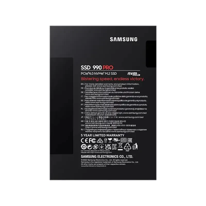 SSD Samsung 990 PRO, 4000GB, MZ-V9P4T0BW 3