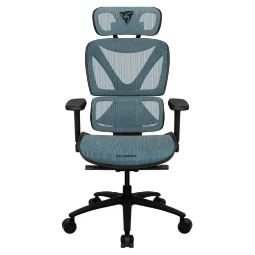 Office Chair ThunderX3 XTC Chroma, Breathable Mesh, PU Leather, Blue | Black
