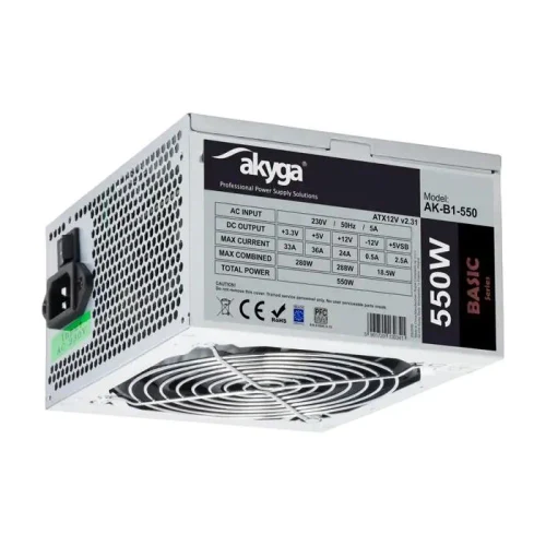 PC Power Supply Sohoo ATX-550W, 550W, ATX, Non-modular