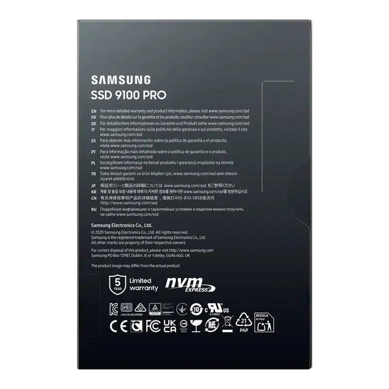SSD Samsung 9100 PRO, 4096GB, MZ-VAP4T0BW 7