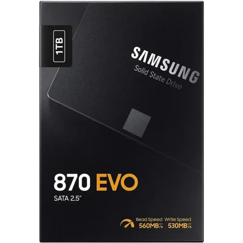 SSD Samsung 870 EVO  MZ-77E1T0, 1000GB, MZ-77E1T0BW