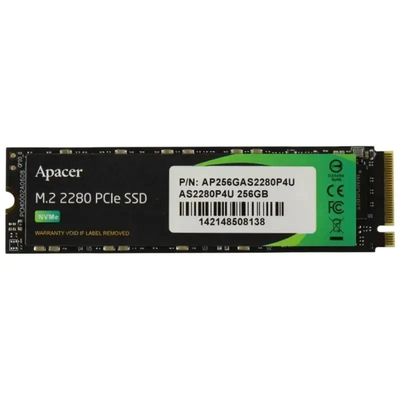 SSD Apacer AS2280P4U, 256GB, AP256GAS2280P4U-1 2