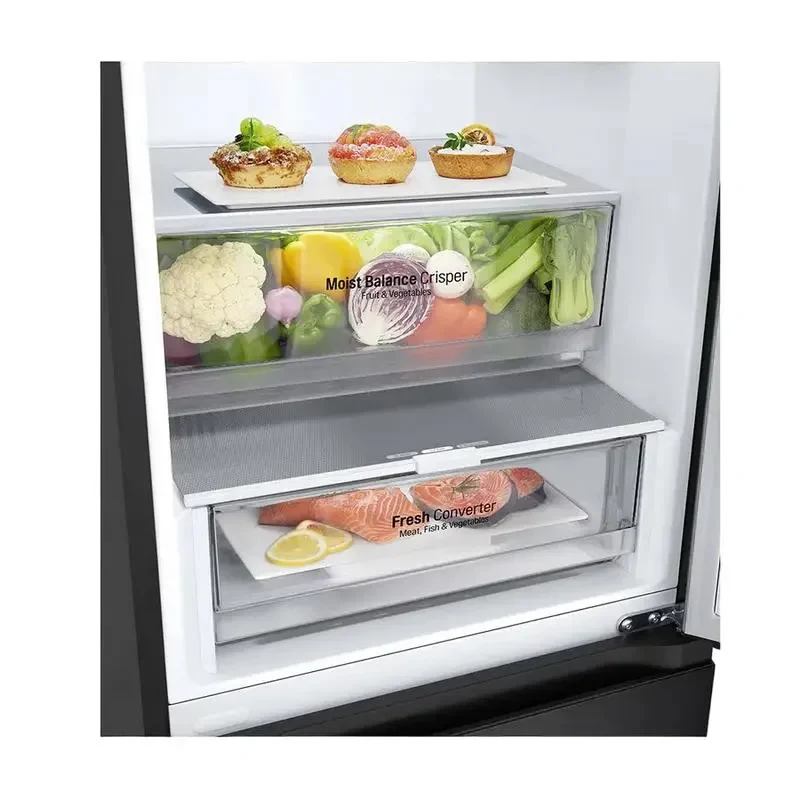 Refrigerator LG GBV3200DEP, Graphite Black 14