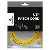 Patch cord Cablexpert PP12-5M/Y, CAT5e UTP, 5m, Yellow