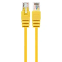 Patch cord Cablexpert PP12-5M/Y, CAT5e UTP, 5m, Yellow 2
