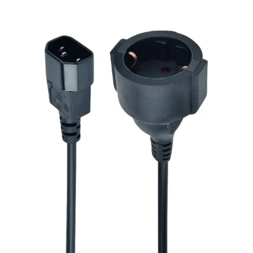 Power Adapter Cord Cablexpert PC-SFC14M-01, 0,2m, Black