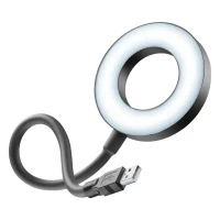 USB Lamp Cellularline LED, Black 2