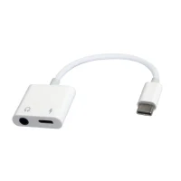Audio Adapter Cablexpert A-CM-3.5FP-01, USB Type-C (M) - 3.5mm 4-pin (F), 0,01m, White 5