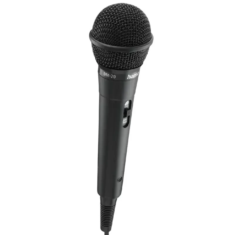 Karaoke Microphone HAMA 46020 DM-20, Wired Analog, Black 2