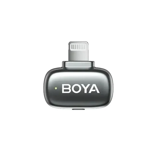Portable Recording Microphone Boya mini 2-01, Wireless, Grey