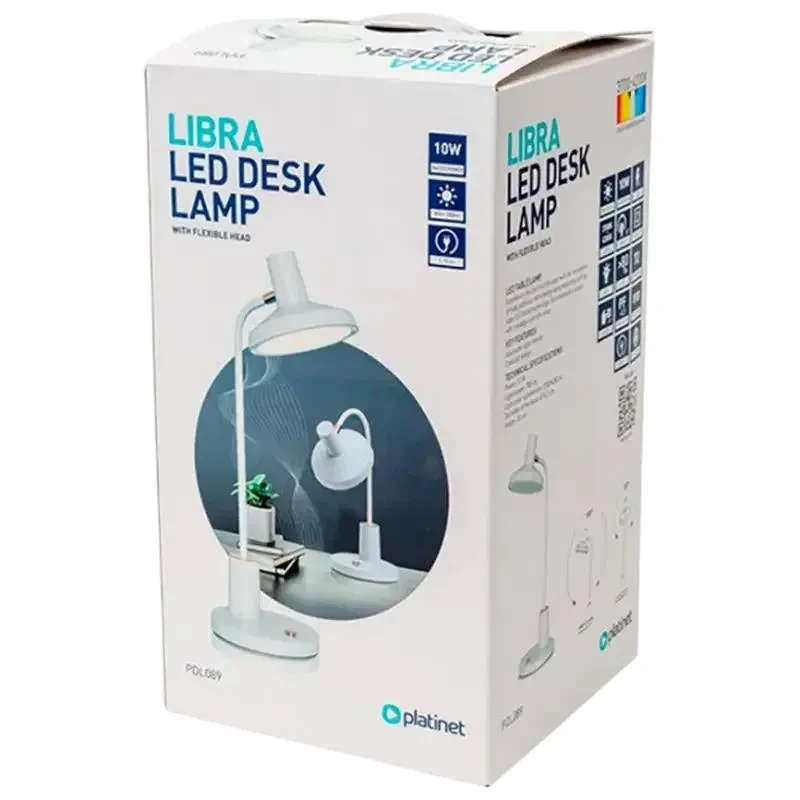 Desk Lamp Platinet PDL089, White 5