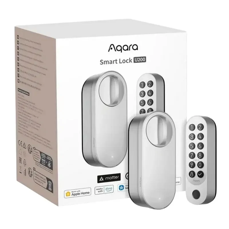 Smart Door Lock AQARA U200, Silver 2