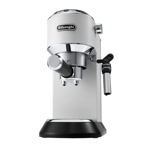 Carob Coffee Maker DeLonghi Dedica Pump Espresso, 1300W, White