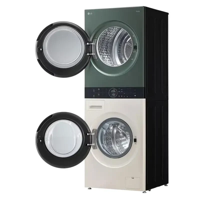 Combo Washer-Dryer LG WT1210EGF, 12kg, Green | Beige 16