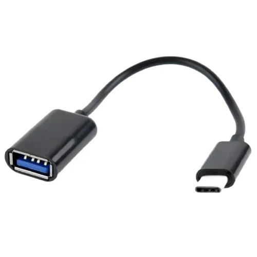 Adapter Cablexpert A-OTG-CMAF2-01, USB Type-A (F)/USB Type-C, 0,2m, Black