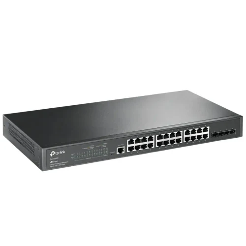 Network switch TP-LINK TL-SG3428, 24x 10/100/1000 Mbps, 4x SFP