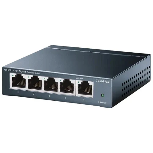 Network switch TP-LINK TL-SG105, 5x 10/100/1000 Mbps
