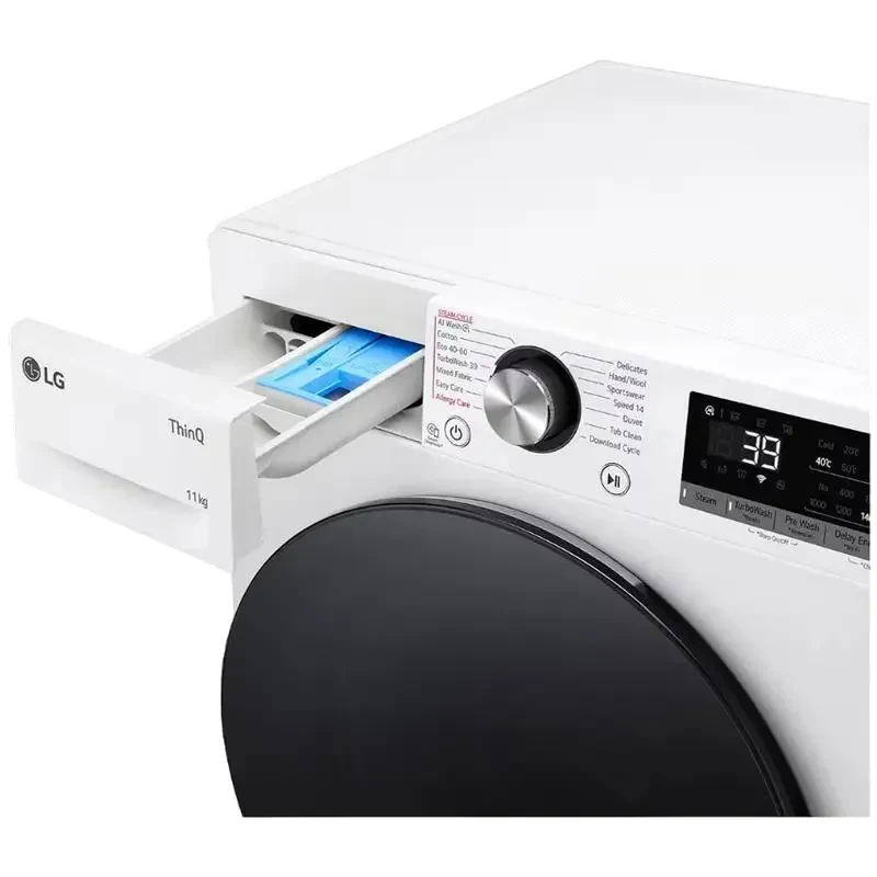 Washing machine LG F4WR711S2W, 11kg, White 5