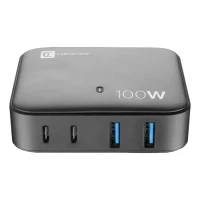 Wall Charger Cellularline Wall Charger GAN, 4 Ports, 100W, 100W, Black