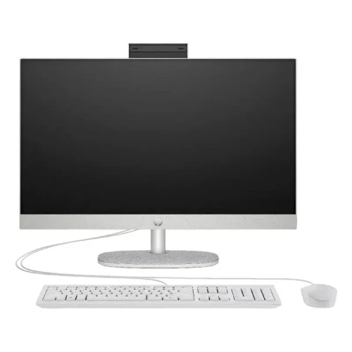 All-in-One Computer HP 24-cr0072ci, 23,8", AMD Ryzen 5 7520U, 16GB/512GB, FreeDOS, Shell White