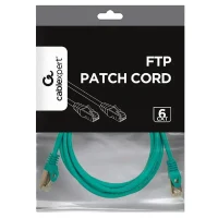 Patch cord Cablexpert PP6-3M/G, Cat6 FTP , 3m, Green 2