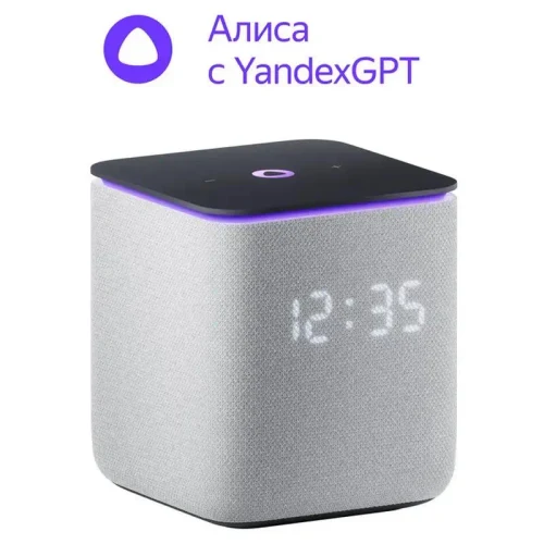 Smart Speakers Yandex Station Midi YNDX-00054, YandexGPT, Zigbee, Grey
